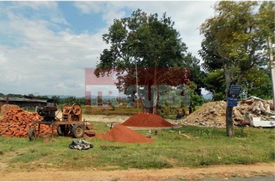 Bimal Singha open stage at Ras yatra complex got demolished at Kamalpur: The sign of deceased MLAâ€™s benevolent work erased: Mystery prevailed for demolishing the well-built stage 